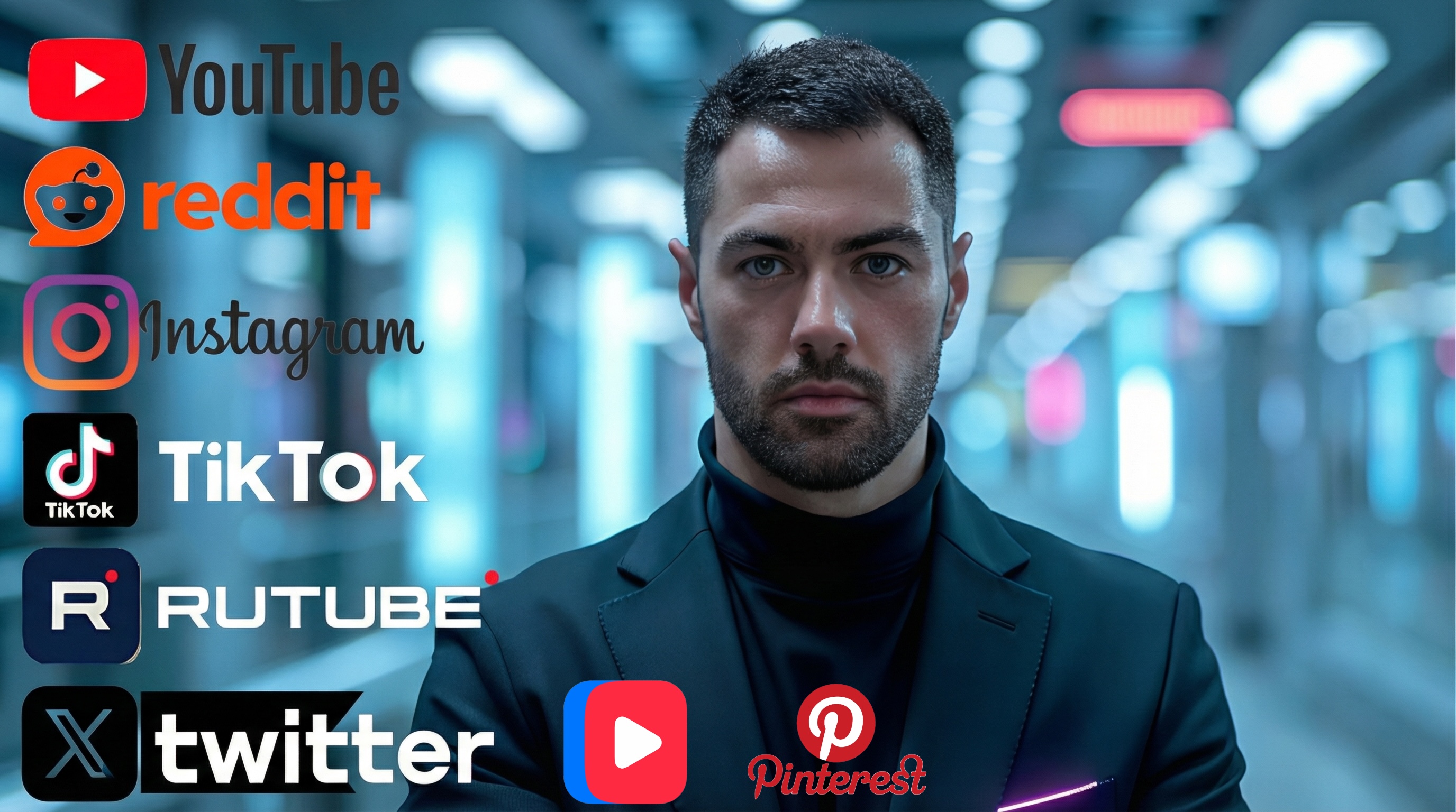 Загрузить видео из Youtube Instagram Tik Tok Reddit X Twitter